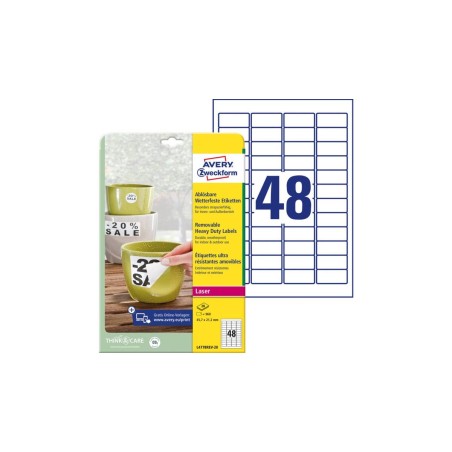 Avery Self-Adhesive Label Rounded